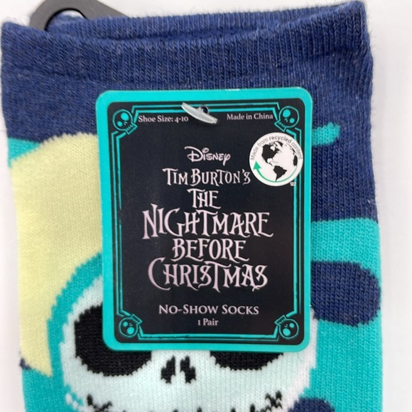Disney Jack Skellington No Show Socks‎ Shoe Size 4-10 - 4 Pairs - New - Picture 5 of 6